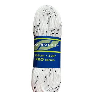 JR HOCKEY PRO SERIES Baumwoll-Schnürsenkel für Schlittschuhe 12 mm – Langlebige Hockey-Schnürsenkel