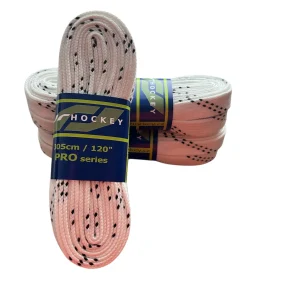 JR HOCKEY PRO SERIES Baumwoll-Schnürsenkel für Schlittschuhe 12 mm – Langlebige Hockey-Schnürsenkel