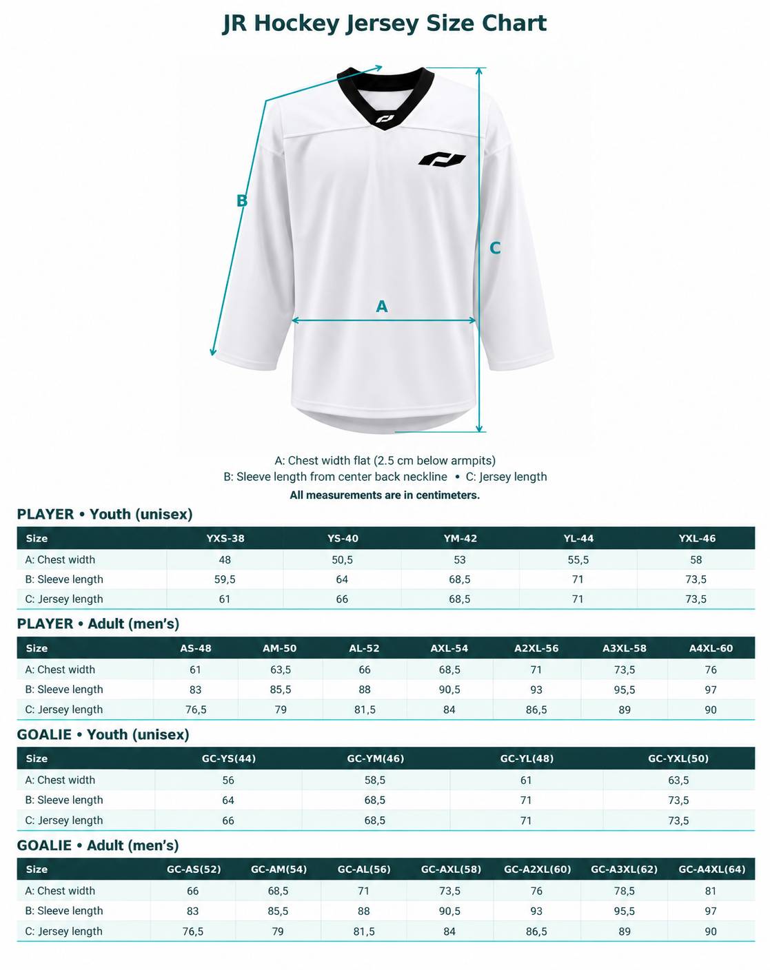 Jrhockey Trikot